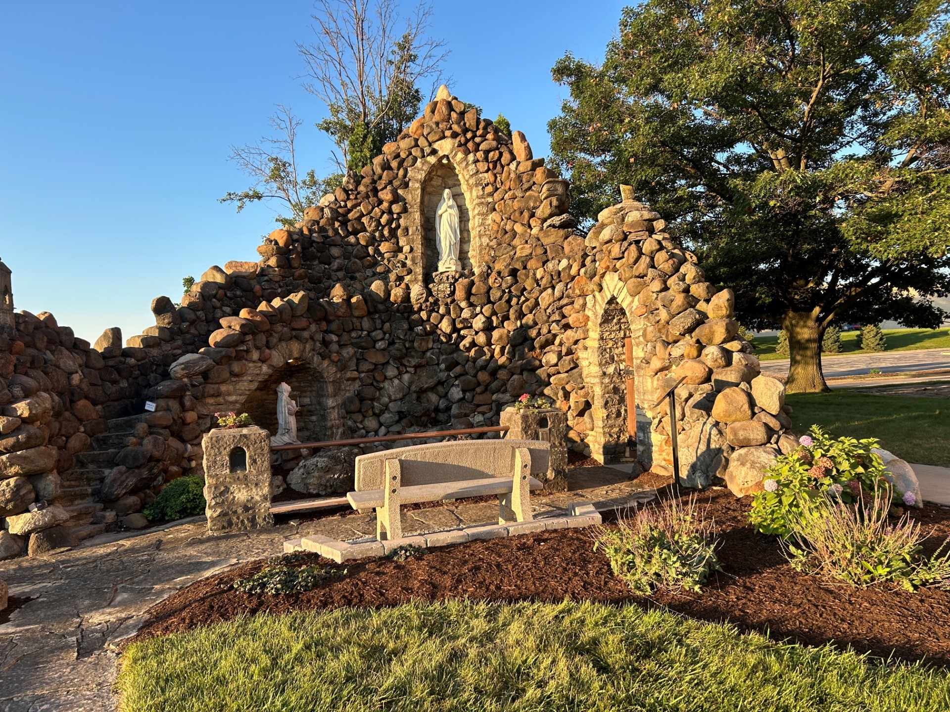 Grotto of Lourdes at the University of St. Francis